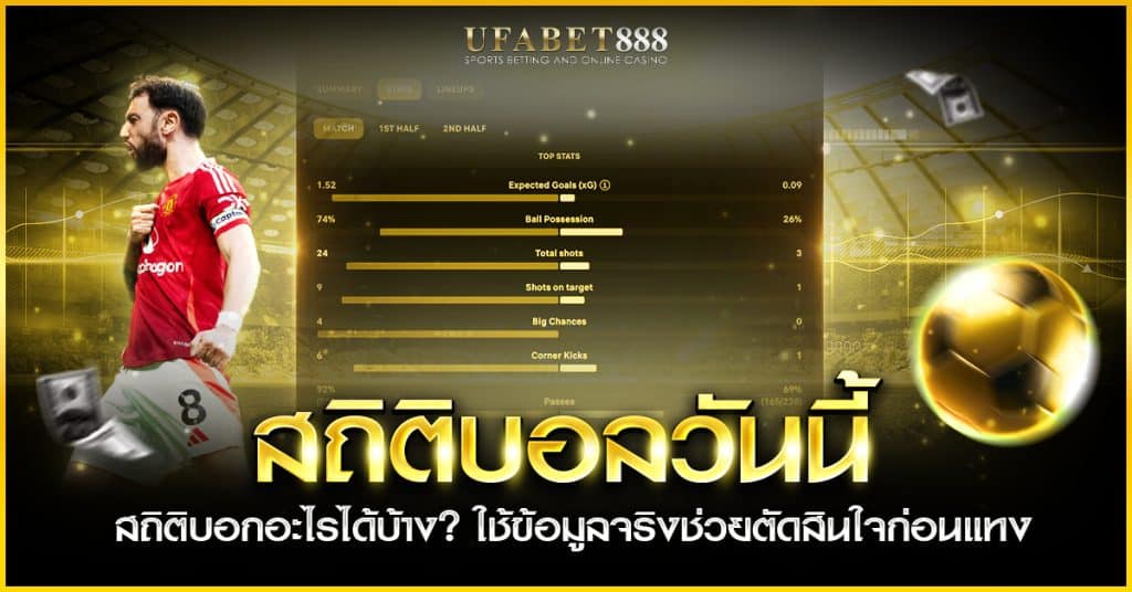 ใช้ สถิติบอลวันนี้ ตัดสินใจอย่างไร