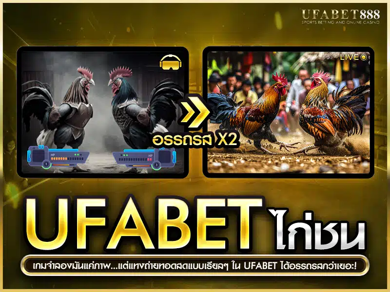 ufabet ไก่ชน ถ่ายทอดสดต่างจากเกมจำลอง ทั้งความสมจริง อัตราเดิมพัน และความได้เปรียบของผู้เล่น