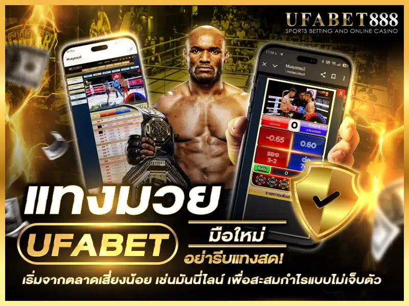 เว็บมวยออนไลน์ใน แทงมวย ufabet ให้เสี่ยงน้อย เริ่มจากตลาดแบบมันนี่ไลน์ หรือแทงเต็งก่อนราคาผัน